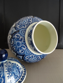 Dekselpot - Delfts blauw - Boch - VERKOCHT