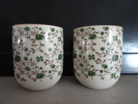 Mokken - Chinees - bloemetjes - VERKOCHT
