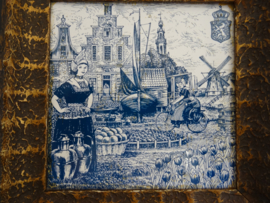 Oude Hollandse Delfts blauwe tegel - Mosa - VERKOCHT