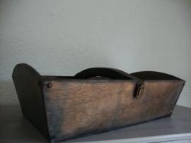 Houten mangelbak - VERKOCHT