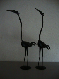 Set grote vintage vogels - kraanvogels - VERKOCHT