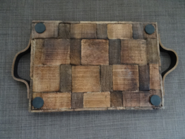 Houten dienblad - VERKOCHT