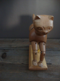 Tekenmodel poes kat - hout - VERKOCHT