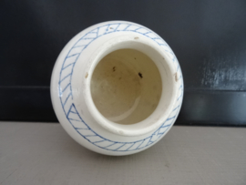 Oud gemberpotje - blauw/wit -  VERKOCHT