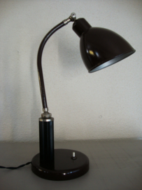 Vintage metalen lamp - bureaulamp - VERKOCHT