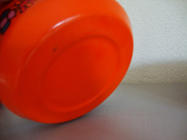 Vintage emaille schaaltjes - Brabantia - oranje - VERKOCHT