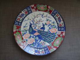 Groot Chinees bord - schaal - vogels - VERKOCHT