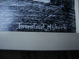 Prent toren van Nijkerk - VERKOCHT