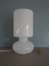 Vintage Ikea Lykta mushroom design lamp - wit glas - VERKOCHT