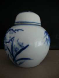 Gemberpotje blauw wit - VERKOCHT