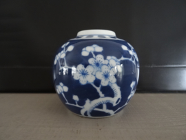 Gemberpotje - bloesem - blauw/wit - VERKOCHT
