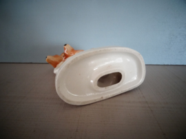 Vintage beeldje hertjes - VERKOCHT