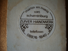 Tegeltje Korenbloem - Maria van Scharrenburg - VERKOCHT