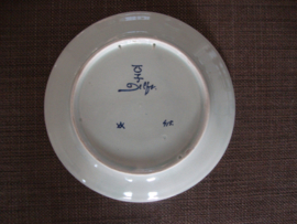 Herinneringsbord Wilhelmina 1898 - 1923 Porceleyne fles