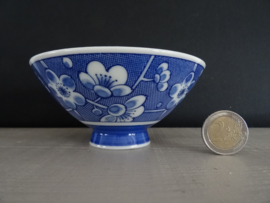 Schaaltjes blauw/wit - Set van 4 - VERKOCHT