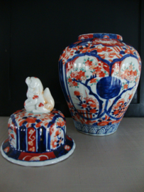 Japans imari - dekselpot - 19e eeuw - VERKOCHT