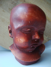 Baby beeldje babyhoofd buste - VERKOCHT