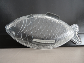 Vintage schaaltje - vis - glas - VERKOCHT