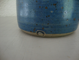 Keramiek aardewerk set - blauw - VERKOCHT