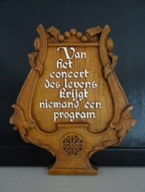 Tegel Van het concert des levens - VERKOCHT