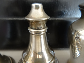 Zilveren strooibusjes - peper- en zoutstel - zilver - VERKOCHT
