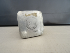 Klein inktpotje (?) - tin - VERKOCHT