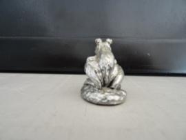 Miniatuur beeldje kikker - letterbak beeldje - VERKOCHT