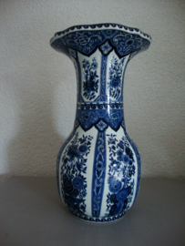 Vaas blauw wit Delfts - Royal Sphinx Boch - VERKOCHT