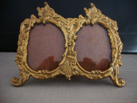 Koperen of messing fotolijstje - vintage - VERKOCHT