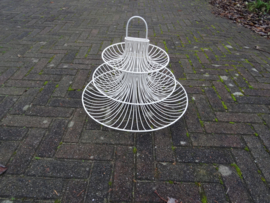 Vintage etagere - metaal - draad