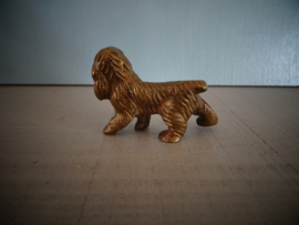 Hondje koper of messing - letterbakfiguurtje