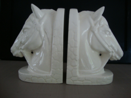 Vintage boekensteunen paard - VERKOCHT