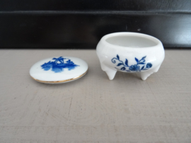Porseleinen potje Delfts blauw - VERKOCHT
