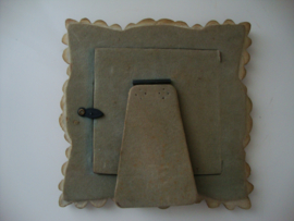 Fotolijstjes goudkleurig aardewerk - VERKOCHT