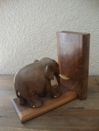 Boekensteun olifant - VERKOCHT