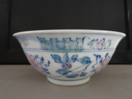 Chinese kom/schaal - pastel - VERKOCHT