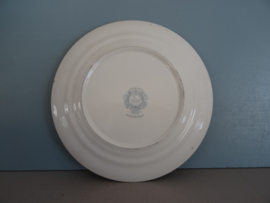 Bord Royal Sphinx - Balmoral - blauw/wit - bloemen - VERKOCHT