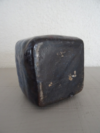 Blauw vaasje - keramiek - VERKOCHT