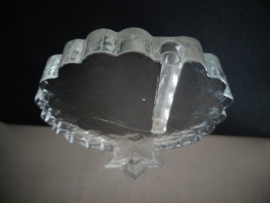 Solifleur glas - 1 bloem vaasje - vintage - dik glas Scandinavisch