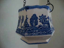 Plantenhanger delfts blauw - VERKOCHT