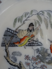 Groot wandbord - Chinees decor - Timor - Petrus Regout - VERKOCHT