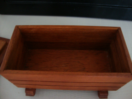 Houten kistje - vintage - VERKOCHT