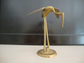 Messing / koper vogel  - vintage - VERKOCHT