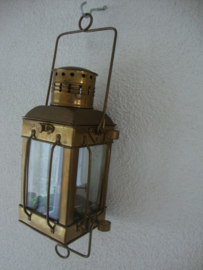 Koperen lantaarn olielamp - VERKOCHT