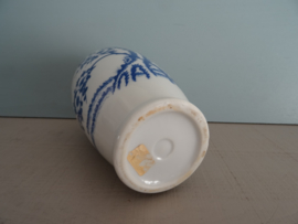 Vaasje bloesem - blauw/wit -VERKOCHT