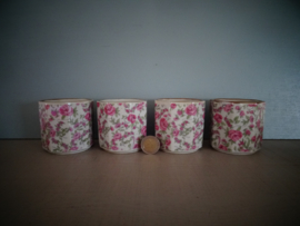 Mokken bloemetjes - set van 4 - VERKOCHT