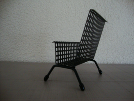 Vintage postvakje - zwart - VERKOCHT
