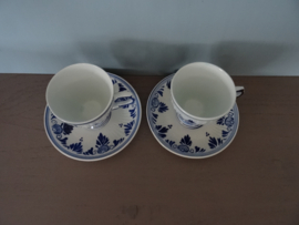 Kop en schotel Delfts blauw - Set van 2 - VERKOCHT