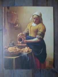 Oude prent Melkmeisje - Vermeer - VERKOCHT
