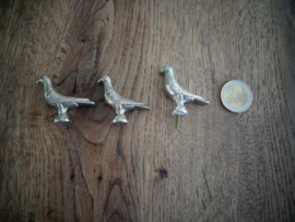Set van 3 - duiven - duif - knopjes